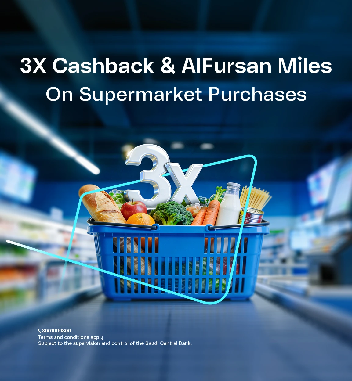 Triple cashback or AlFursan Miles